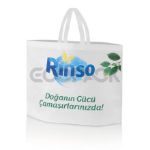 Picture of Flexo Printed Bottom Gusseted White Nonwoven Bag