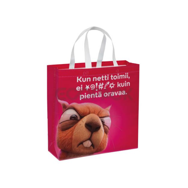 Picture of Laminated Squirrel Printed Nonwoven Cloth Bag