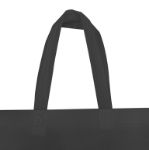 Picture of Anthracite Eco Friendly Nonwoven Flexo Printed Bag with Bottom Bellows