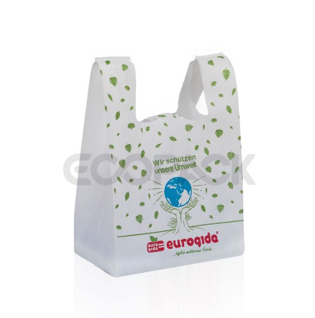 Picture of Flexo Printed Ultrasonic Stitched U-Cut Athlete Market Bag