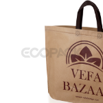 Picture of Flexo Printed Nonwoven Fabric Bag with Bottom Gusset