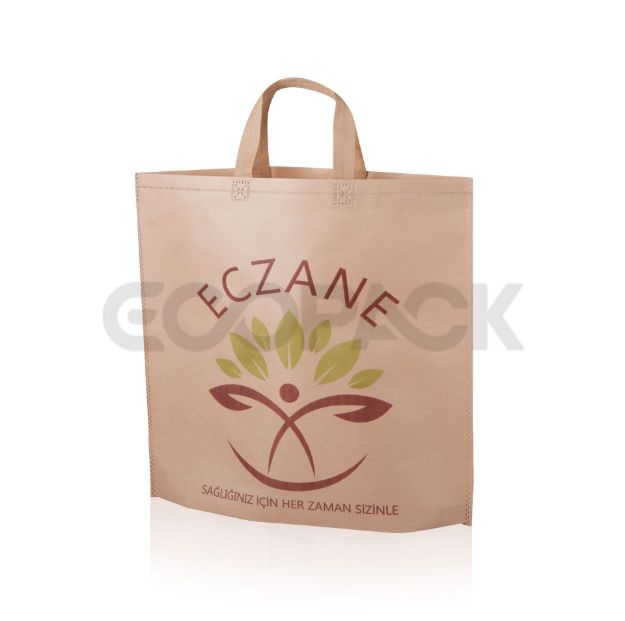 Picture of Nonwoven Pharmacy Bag with Bottom Gusset