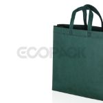 Picture of Unprinted Green Nonwoven Carry Bag