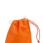 Picture of Nonwoven Orange Mini Drawstring Bag