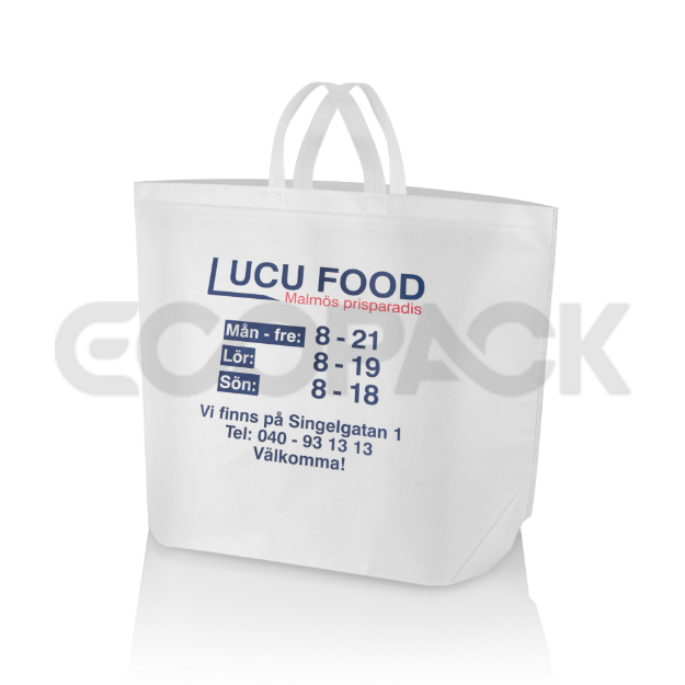 Picture of White Bottom Gusset Laminated Nonwoven Bag